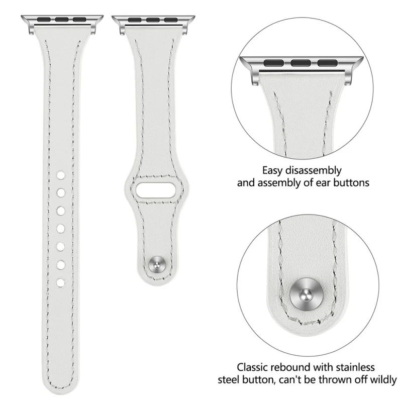 Fantastisch Apple Watch Series 5 44mm Echtes Leder armband