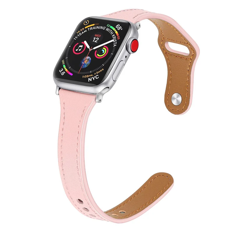 Fantastisch Apple Watch Series 5 44mm Echtes Leder armband