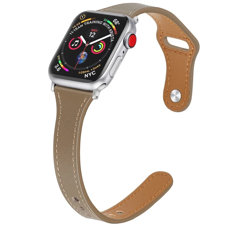 Fantastisch Apple Watch Series 5 44mm Echtes Leder armband