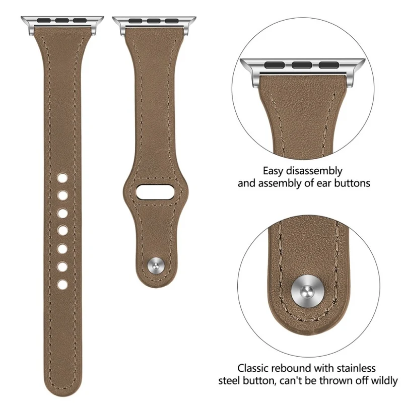 Fantastisch Apple Watch Series 5 44mm Echtes Leder armband