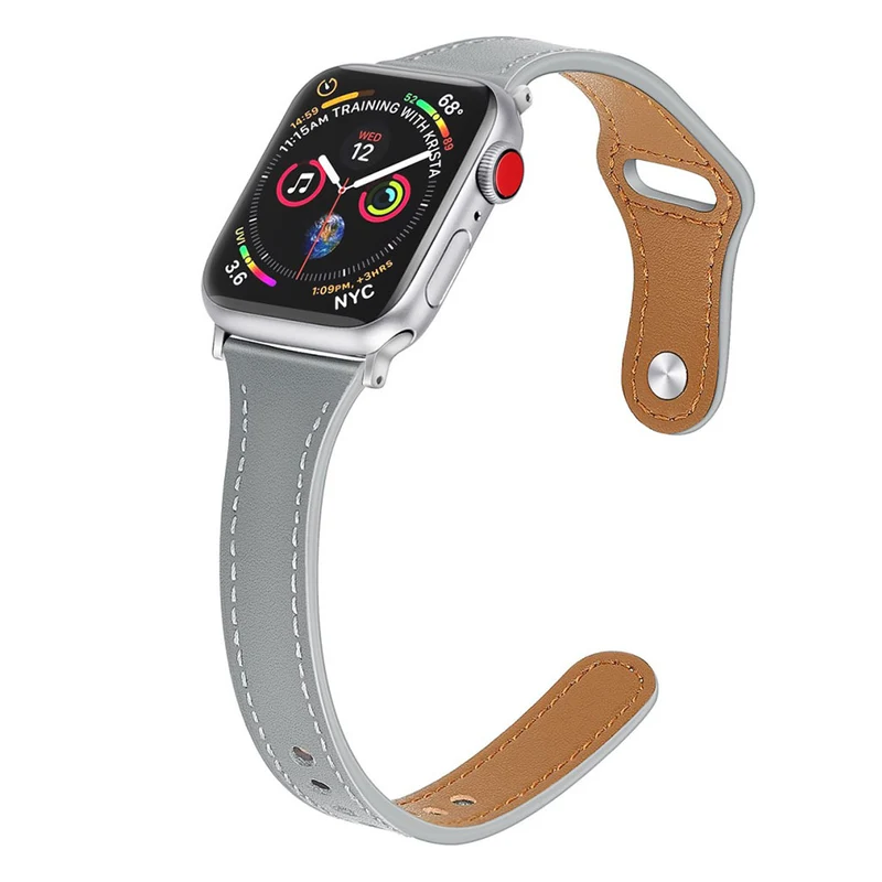 Fantastisch Apple Watch Series 5 44mm Echtes Leder armband