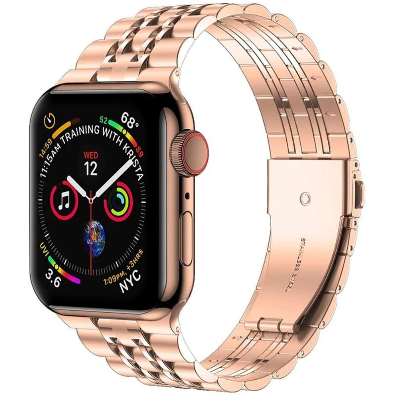Sehr elegant Apple Watch Series 7 45mm Metall armband
