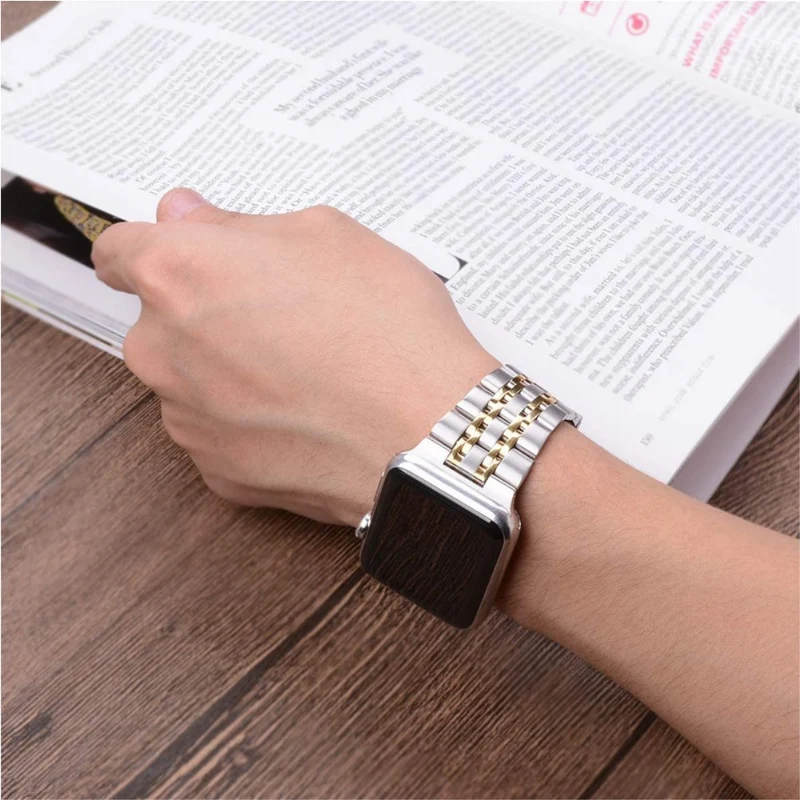Sehr elegant Apple Watch Series 7 45mm Metall armband