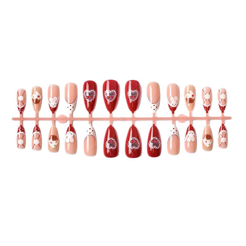 Verspielt Themen Nagelklebekunst Set