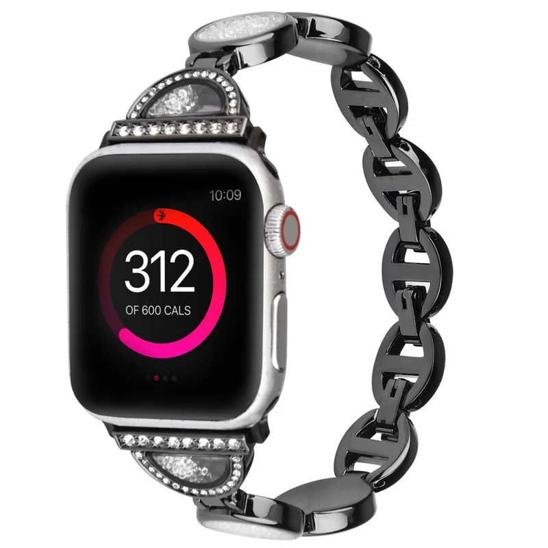 Stark Apple Watch Series 7 45mm Metall und Strass armband