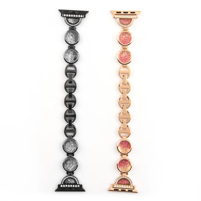 Stark Apple Watch Series 7 45mm Metall und Strass armband
