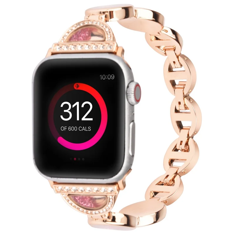 Stark Apple Watch Series 7 45mm Metall und Strass armband
