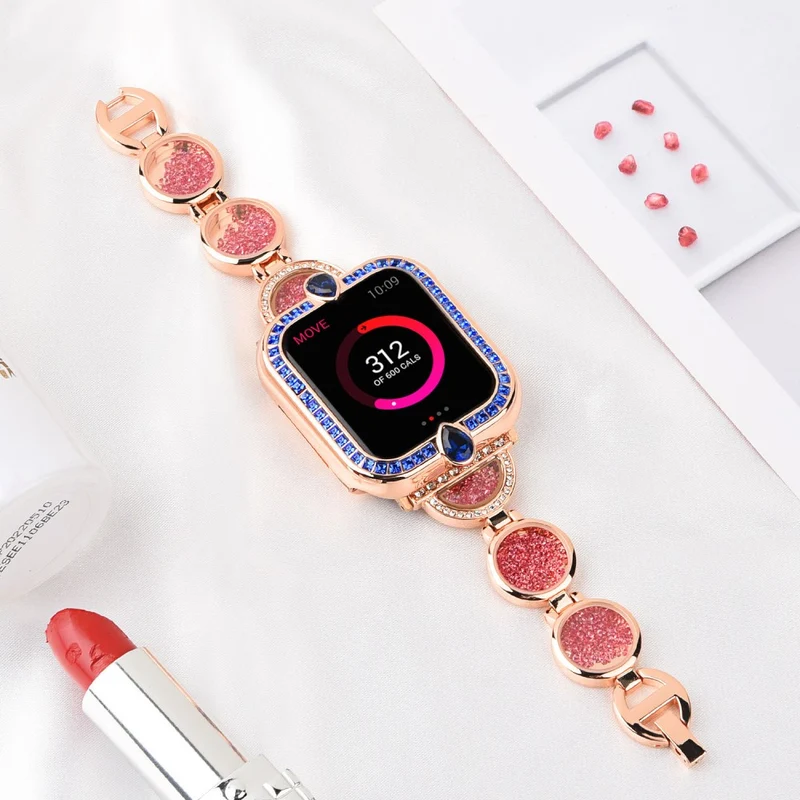 Stark Apple Watch Series 7 45mm Metall und Strass armband