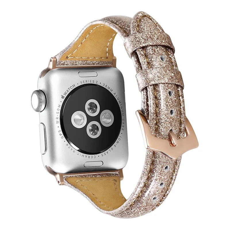Sehr cool Apple Watch Series 5 40mm Echtes Leder armband