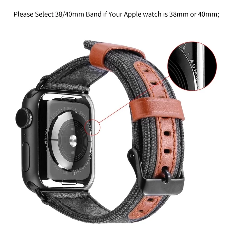 Mega cool Apple Watch Series 5 40mm Textil / Nylon armband
