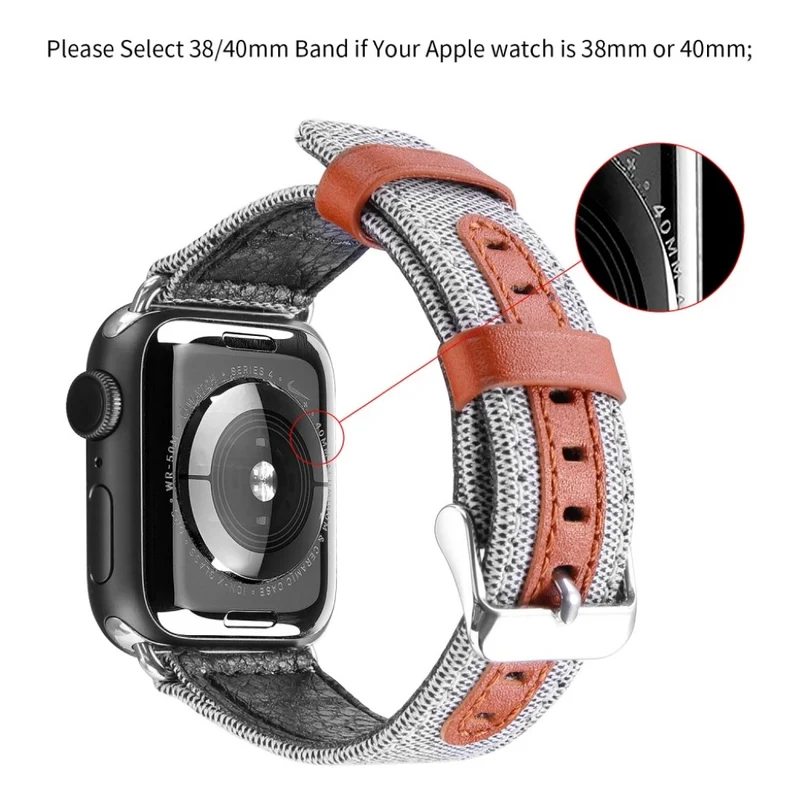 Mega cool Apple Watch Series 5 40mm Textil / Nylon armband
