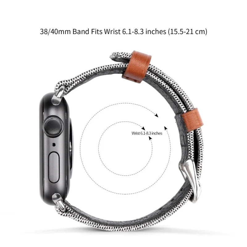 Mega cool Apple Watch Series 5 40mm Textil / Nylon armband