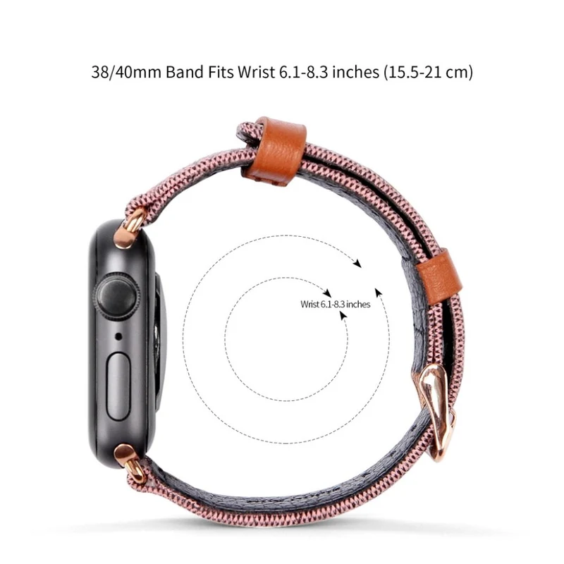 Mega cool Apple Watch Series 5 40mm Textil / Nylon armband