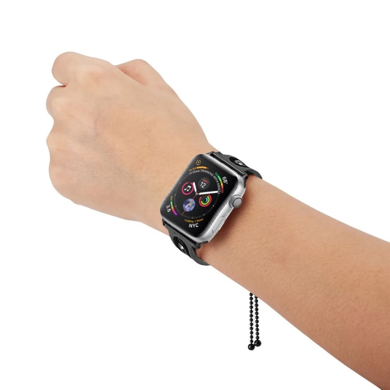 Elegant Apple Watch Series 5 40mm Metall und Strass armband