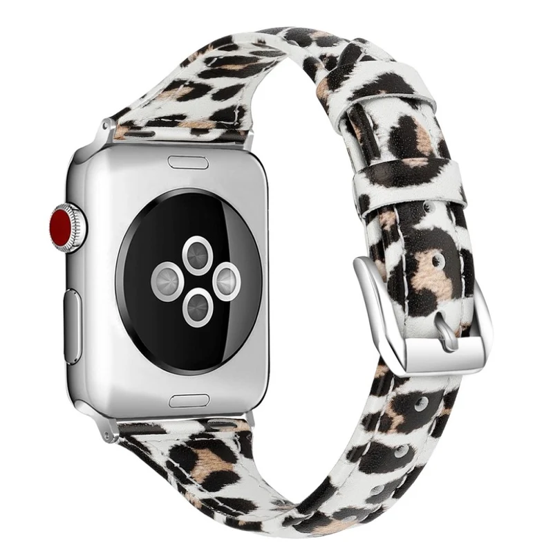 Bequem Apple Watch Series 5 40mm Echtes Leder armband