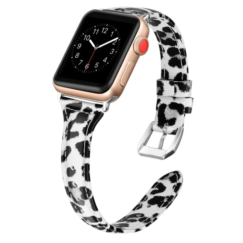 Bequem Apple Watch Series 5 40mm Echtes Leder armband