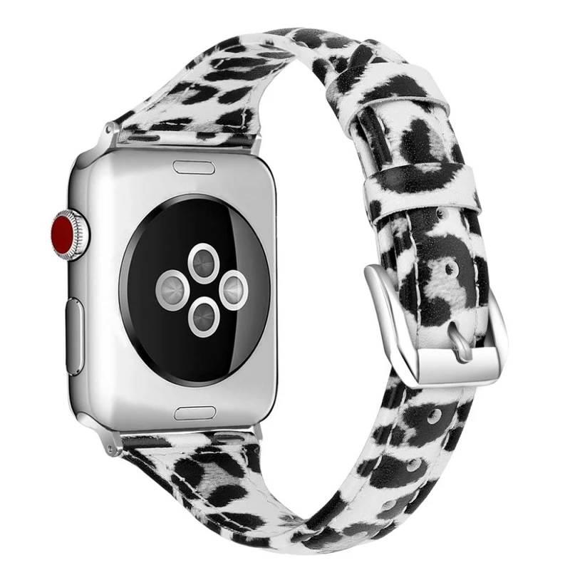 Bequem Apple Watch Series 5 40mm Echtes Leder armband