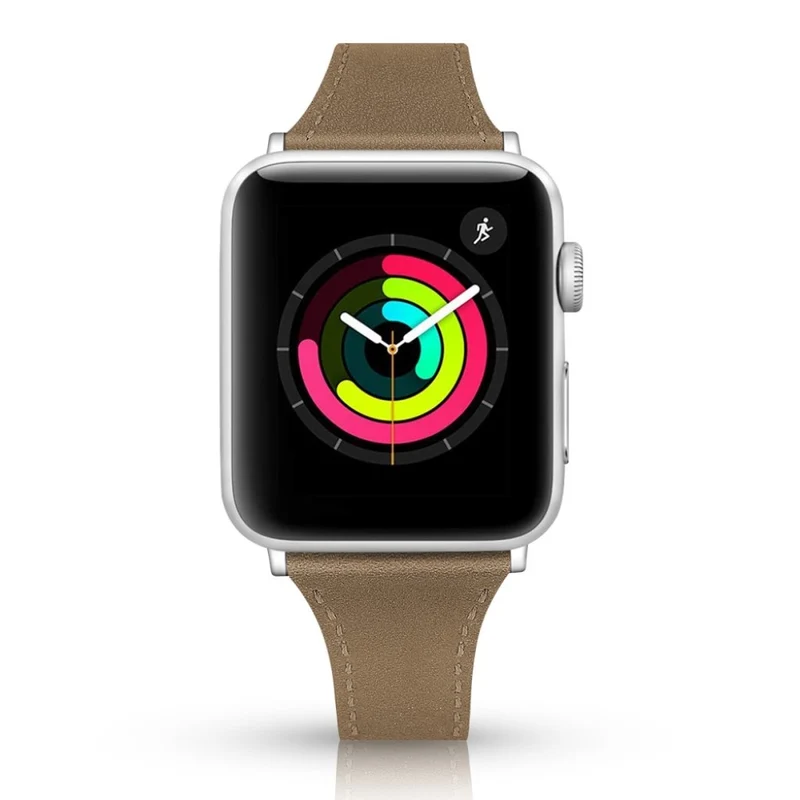 Sehr robust Apple Watch Series 5 40mm Echtes Leder armband