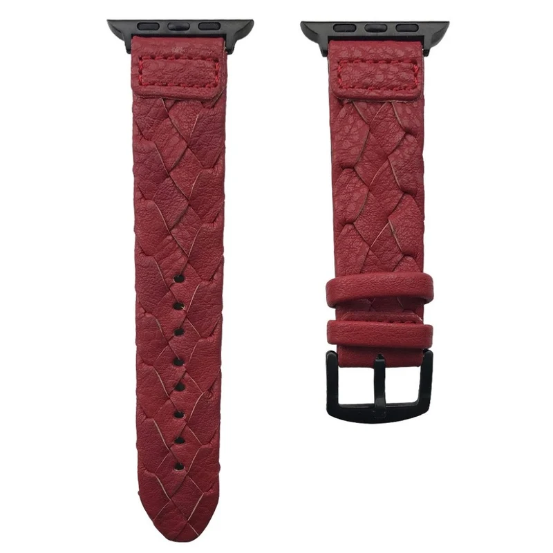 Modisch Apple Watch Series 5 40mm Echtes Leder armband