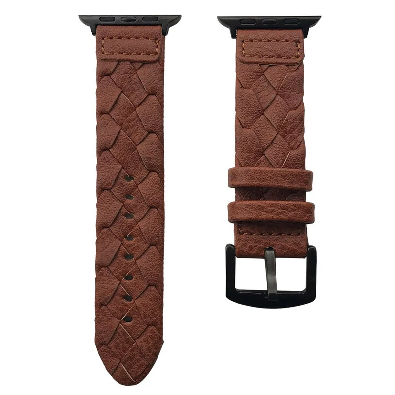 Modisch Apple Watch Series 5 40mm Echtes Leder armband