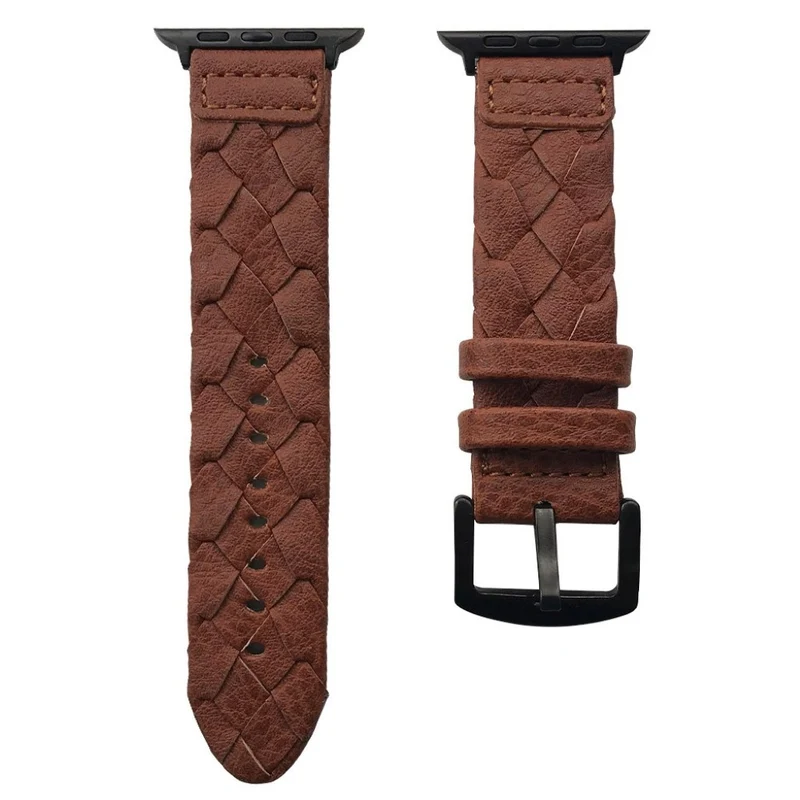 Modisch Apple Watch Series 5 40mm Echtes Leder armband