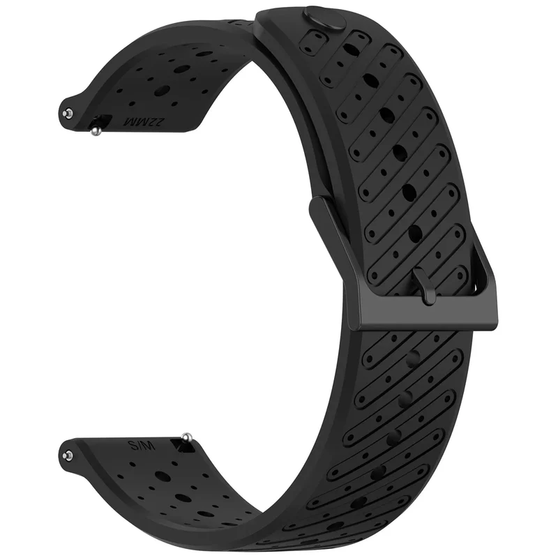 ICE Fit 1.78 Gestreiftes Silikonarmband (Schwarz)