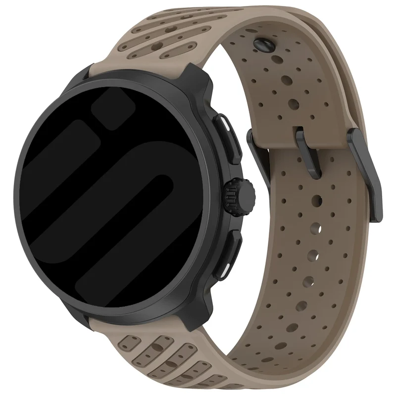 ICE Fit RT 3.0 - 40mm Gestreiftes Silikonarmband (Braun)