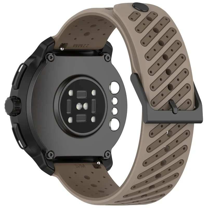 ICE Fit RT 3.0 - 40mm Gestreiftes Silikonarmband (Braun)