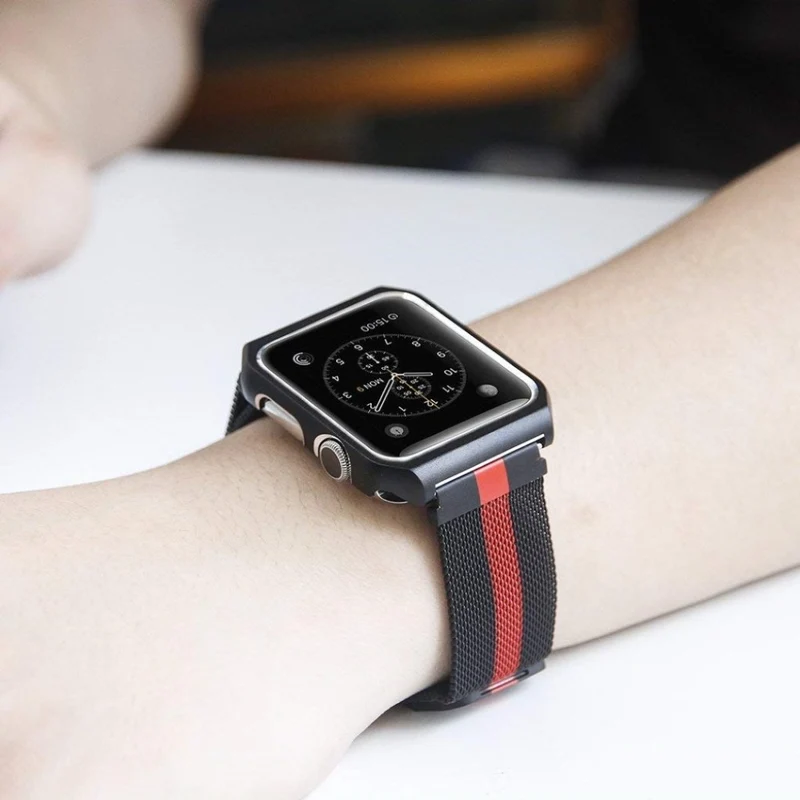 Super modisch Apple Watch Series 1-3 42mm Metall armband