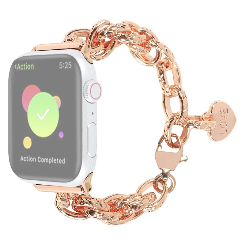 Sehr langlebig Apple Watch Series 7 45mm Metall armband