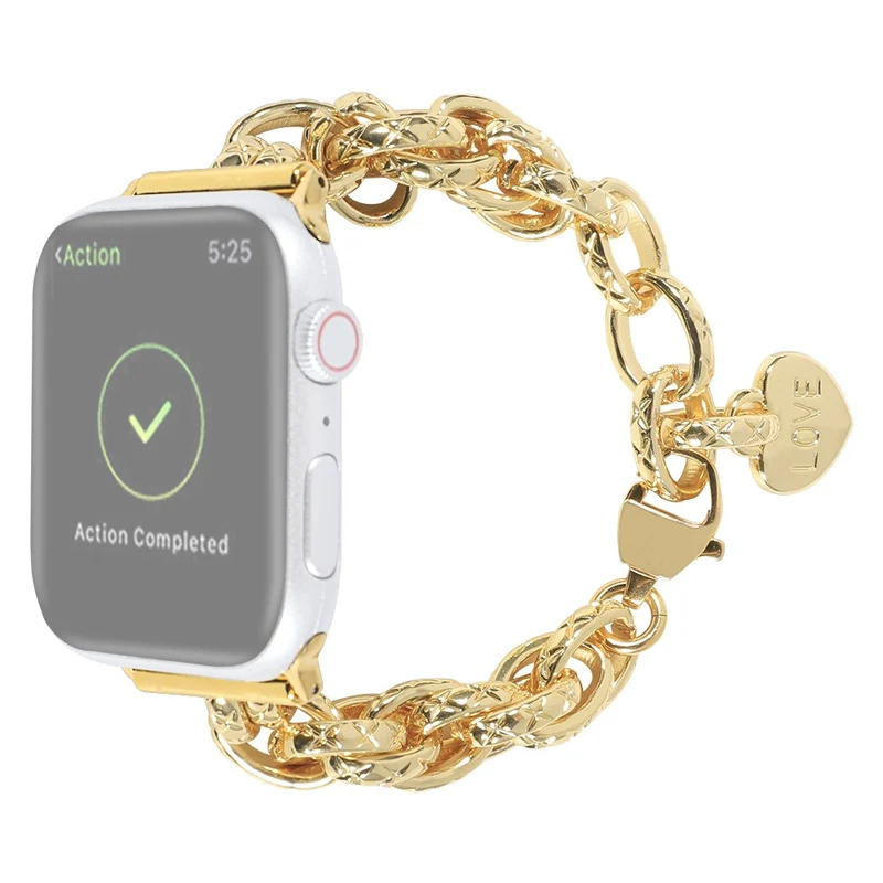 Sehr langlebig Apple Watch Series 7 45mm Metall armband