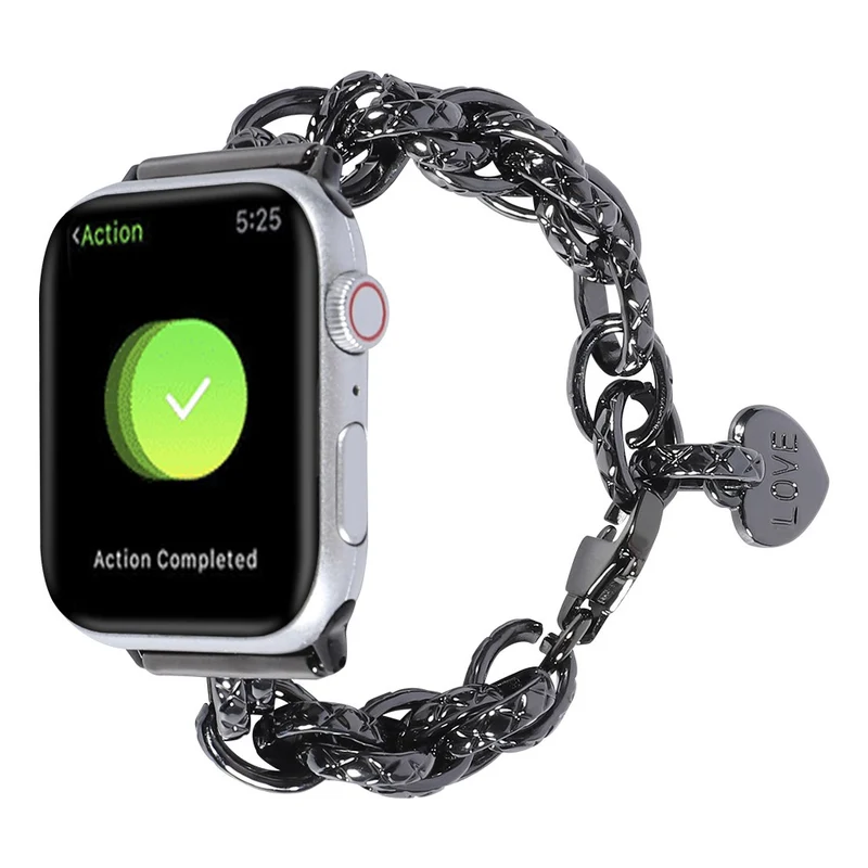 Sehr langlebig Apple Watch Series 7 45mm Metall armband