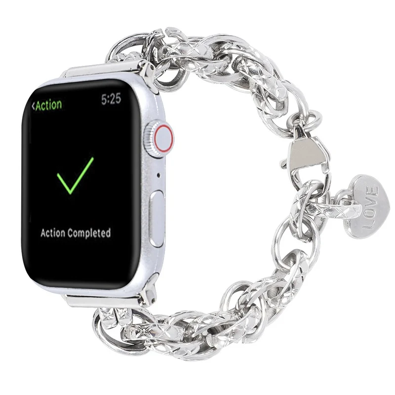 Sehr langlebig Apple Watch Series 7 45mm Metall armband