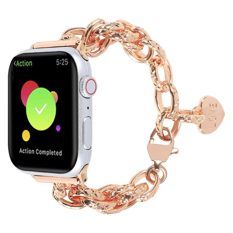 Sehr langlebig Apple Watch Series 7 45mm Metall armband