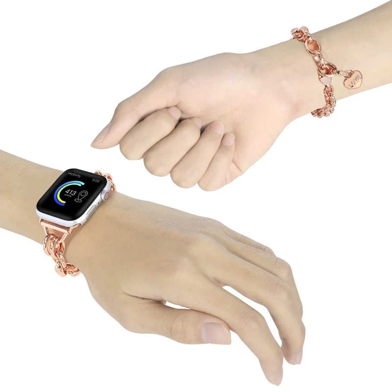 Sehr langlebig Apple Watch Series 7 45mm Metall armband