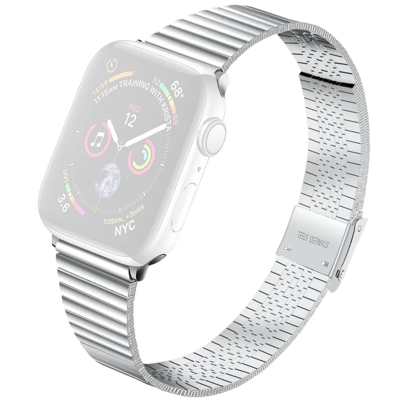 Sehr bequem Apple Watch Series 7 45mm Metall armband