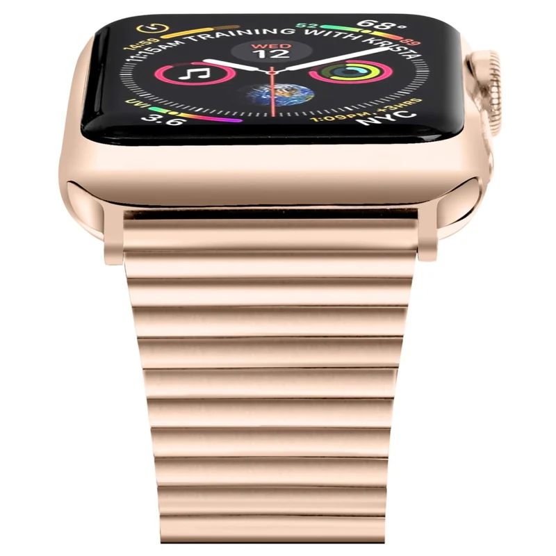 Sehr bequem Apple Watch Series 7 45mm Metall armband