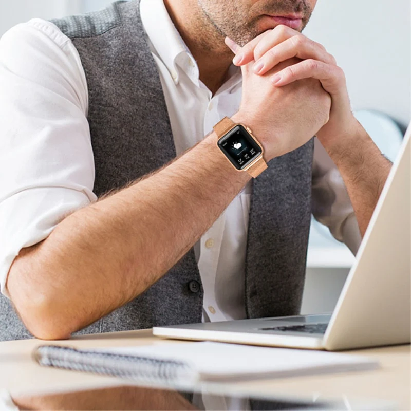 Cool Apple Watch Series 7 45mm Metall armband