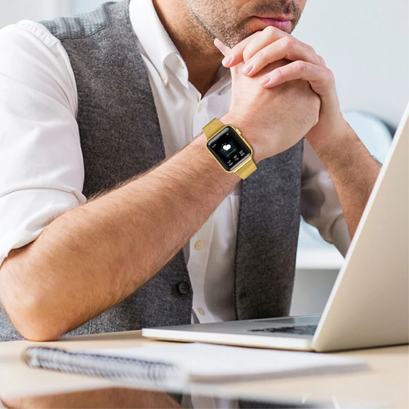 Cool Apple Watch Series 7 45mm Metall armband