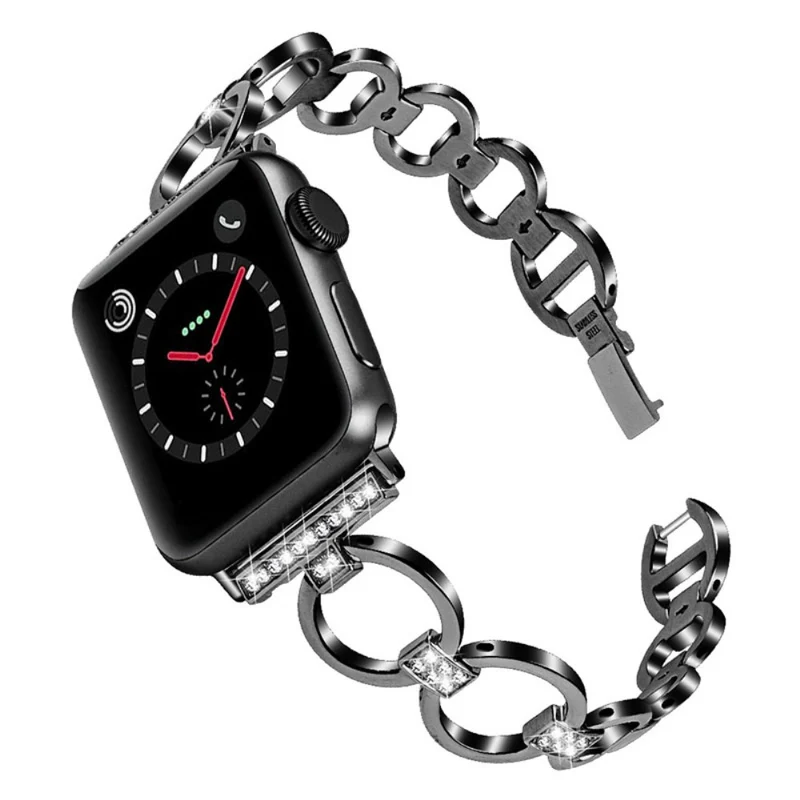 Stark Apple Watch Series 7 41mm Metall und Strass armband