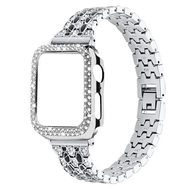Stark Apple Watch Series 7 41mm Metall und Strass armband