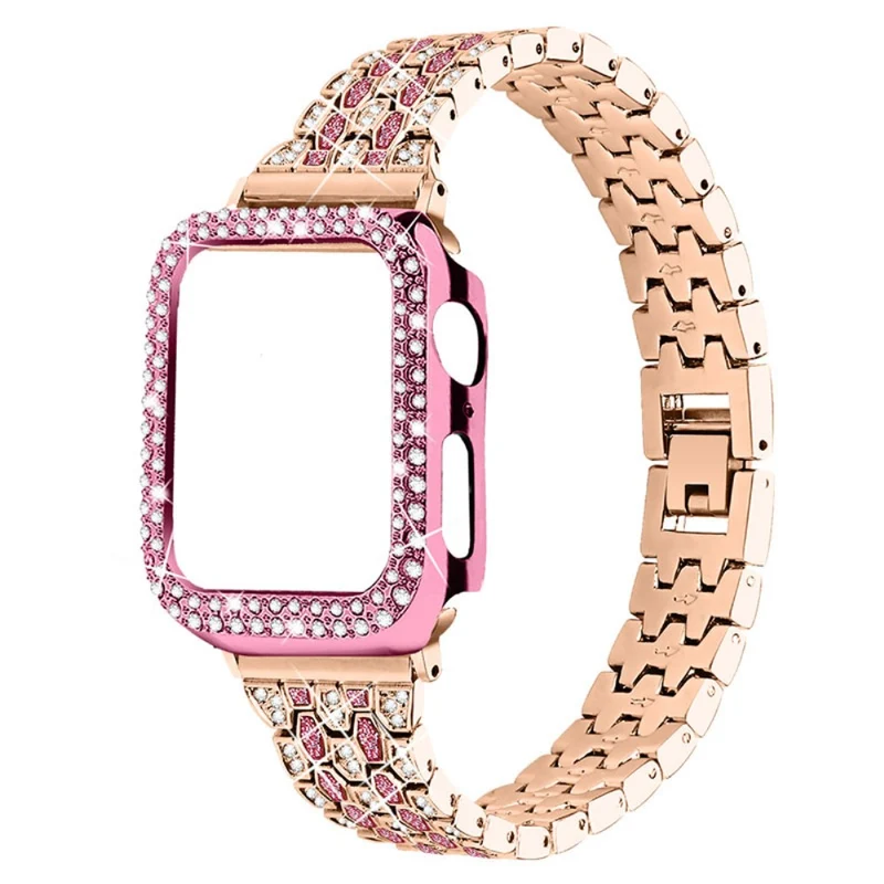 Stark Apple Watch Series 7 41mm Metall und Strass armband