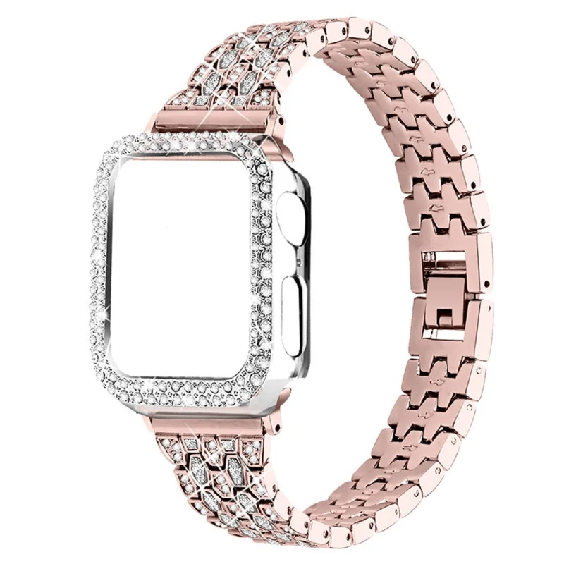Stark Apple Watch Series 7 41mm Metall und Strass armband