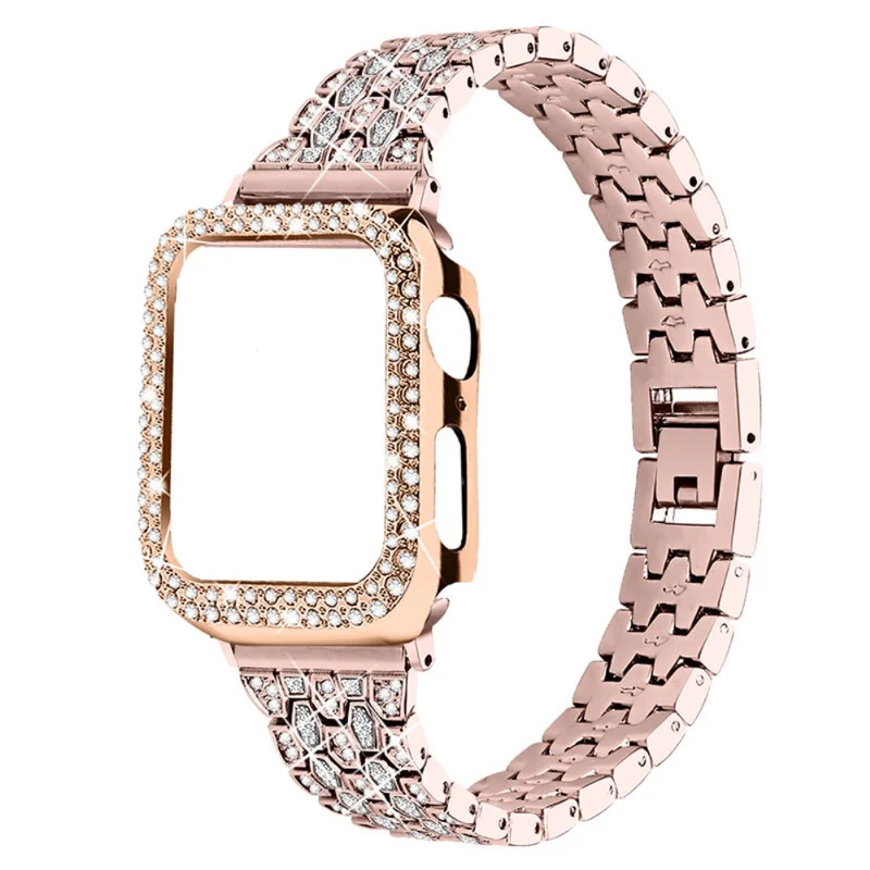 Stark Apple Watch Series 7 41mm Metall und Strass armband