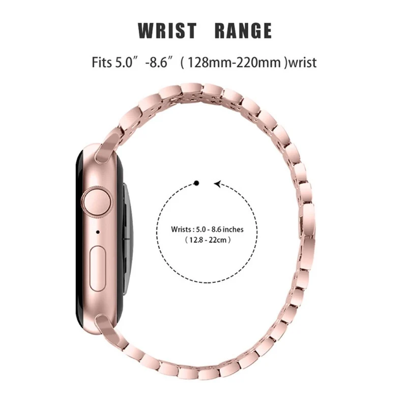Stark Apple Watch Series 7 41mm Metall und Strass armband