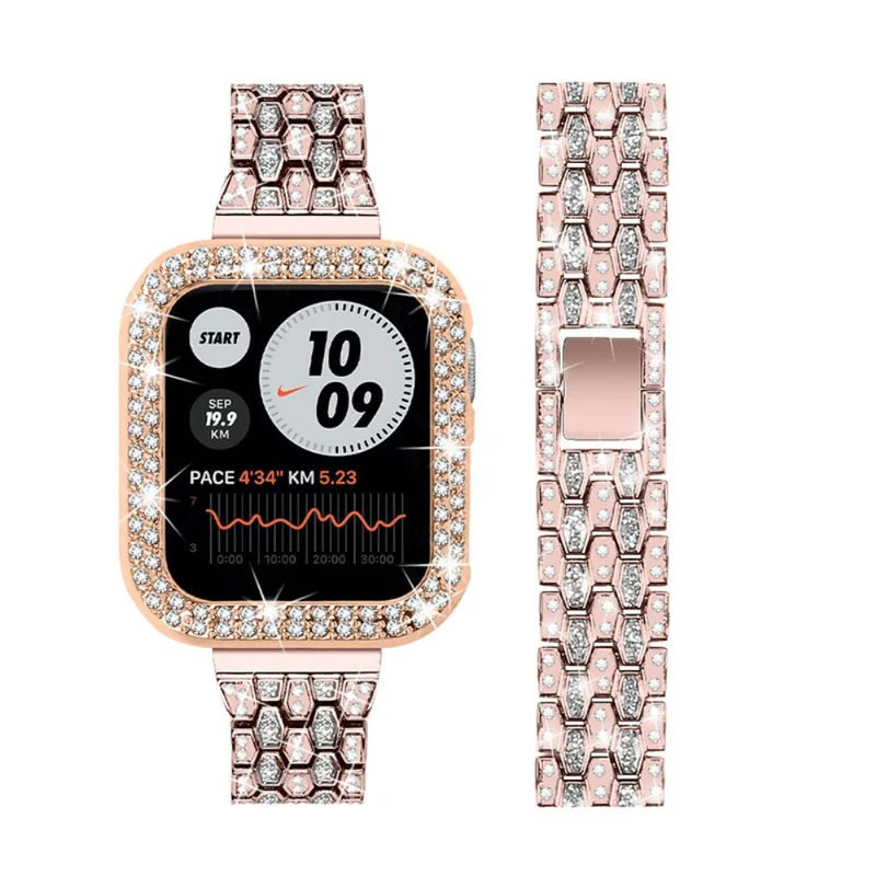Stark Apple Watch Series 7 41mm Metall und Strass armband
