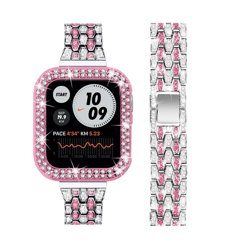 Stark Apple Watch Series 7 41mm Metall und Strass armband