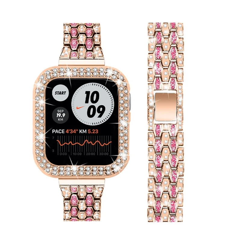 Stark Apple Watch Series 7 41mm Metall und Strass armband