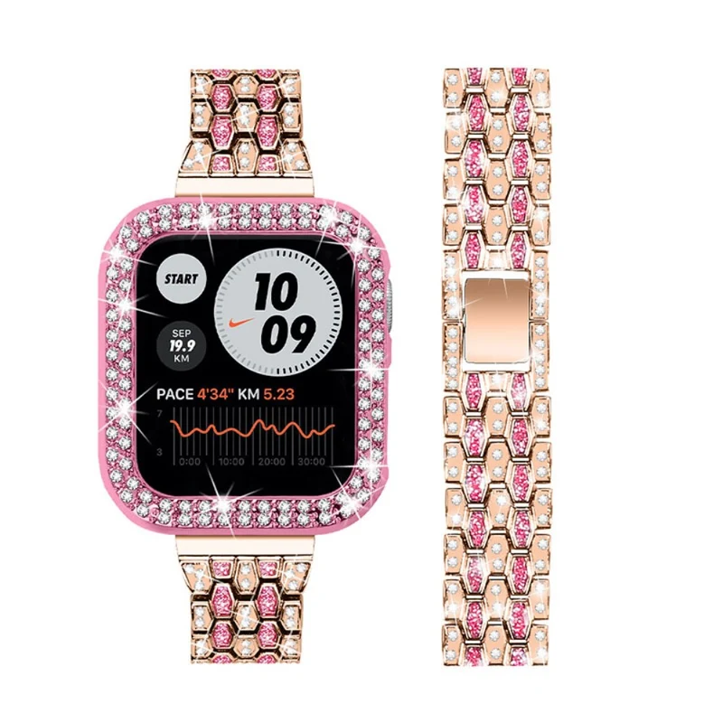 Stark Apple Watch Series 7 41mm Metall und Strass armband