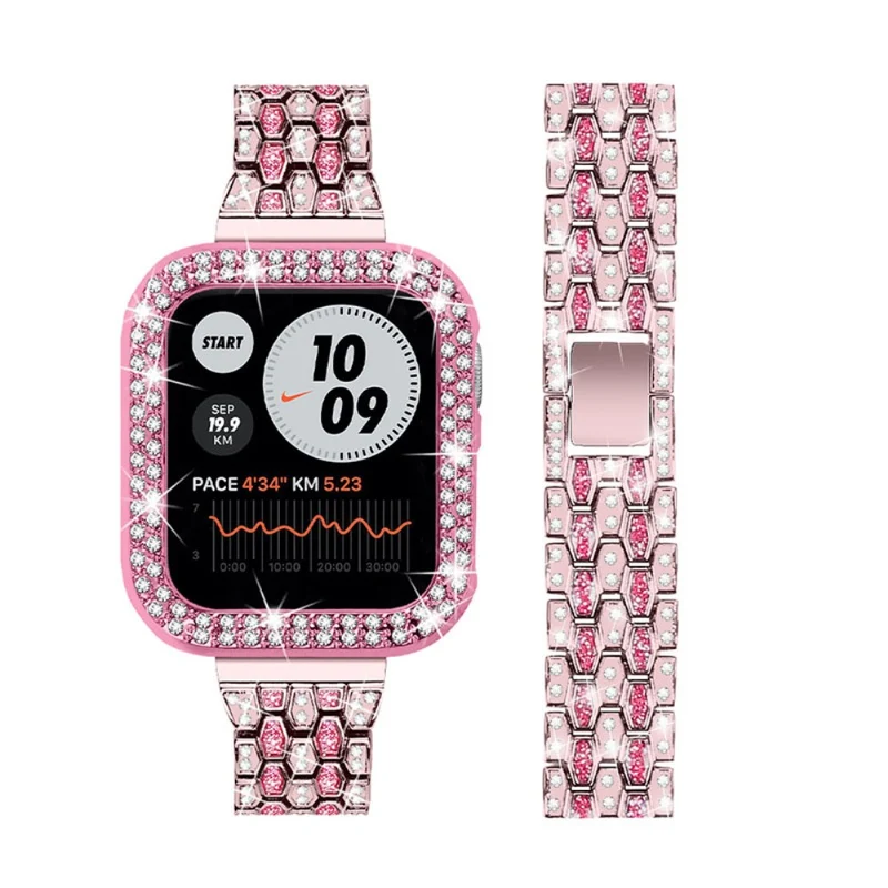 Stark Apple Watch Series 7 41mm Metall und Strass armband